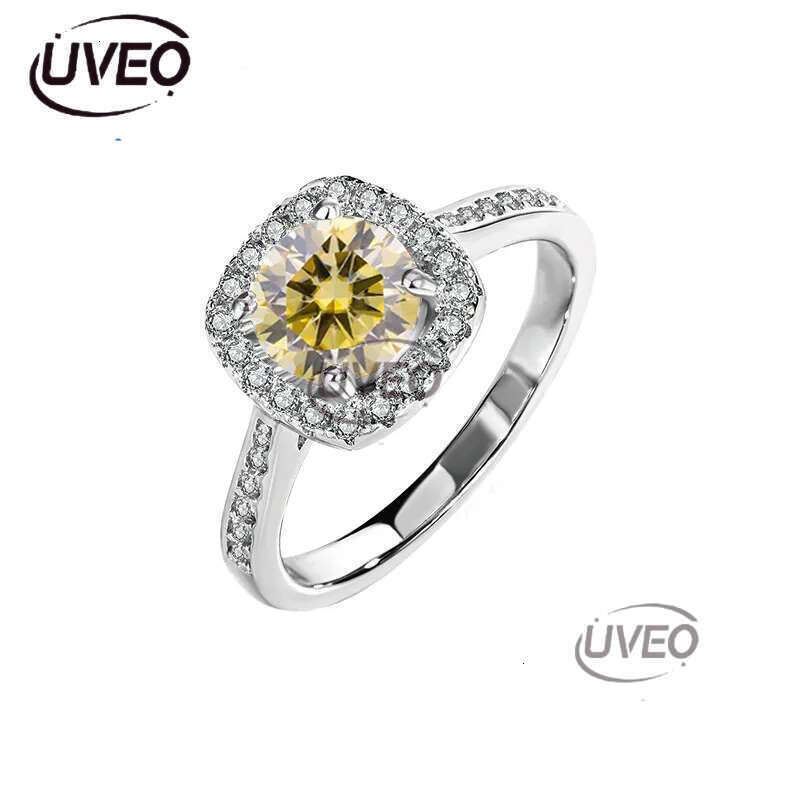 rings for women sterg sier 1CT 2CT 3CT VVS moissanite pass dia tester love daughter engagement nail ring designer jewelry