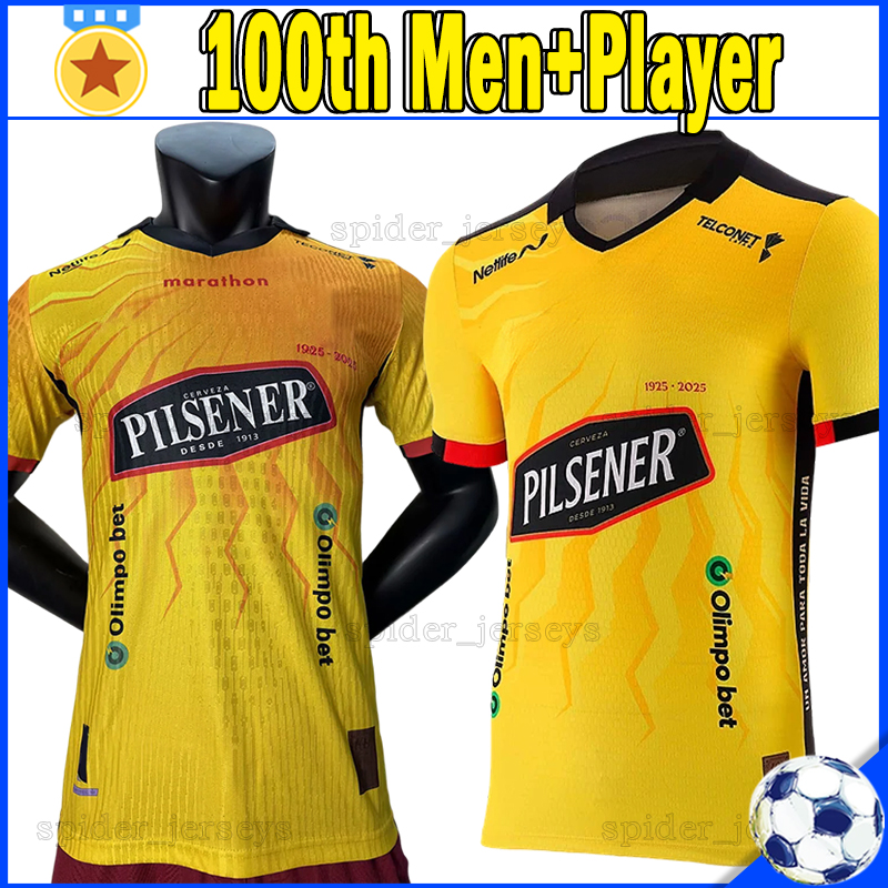25 26 BSC Soccer Jerseys O.RIVERO J.COROZO C.SOLANO OYOLA FELIPAO J.ROJAS LEONAI 2025 2026 100th Anniversary Fans Player Version Football Shirts Men Uniforms