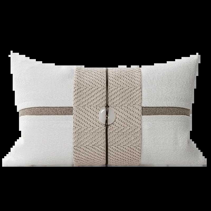 Pillow Case Brown Grey Luxury Cushion Covers Embroidery Decorative Throw Geometric Design For Sofa Car Seat Air C251120