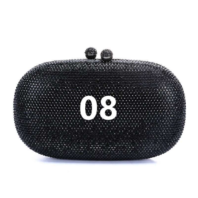 2025 Dimond bag Italy's latest design elegant ladies wedding party dinner gift Crystal gold evening clutch bag designer bag women bag