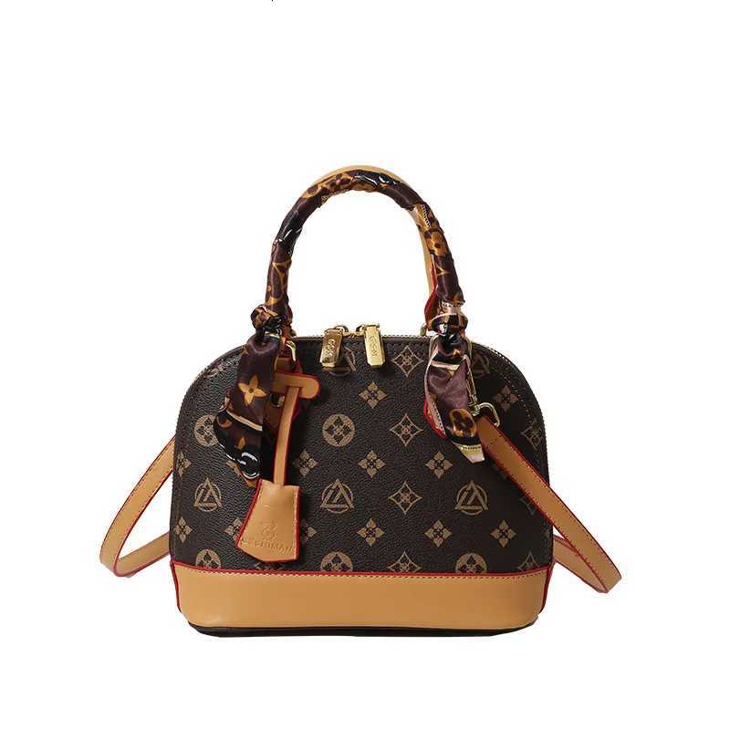 2025 Vintage Mogram Shell Bag for Wen Crossbody Purse Designer Bag with Adjustable Strap for Daily Cmuter Y251120