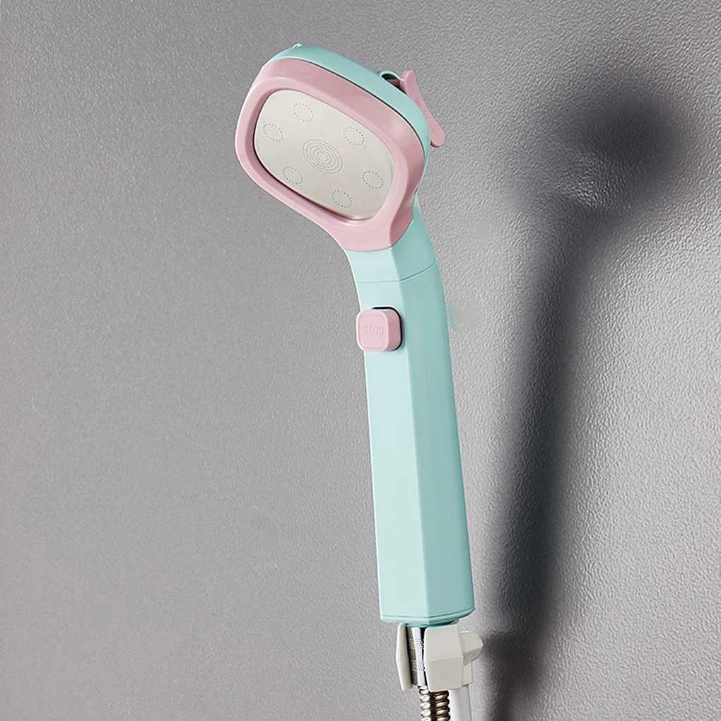 4 Modes Bath Shower Filter Adjustable Jetting Shower Head High Pressure Rain Showerhead Bathroom Saving Water Plastic SPA SprayM251120