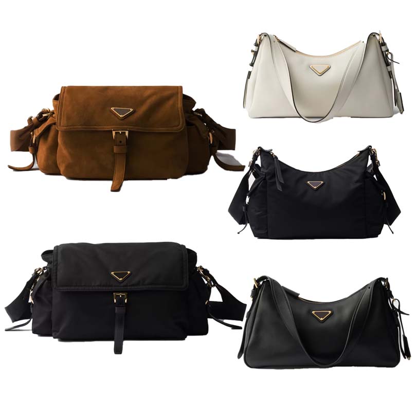 Designer Bag Luxury 2025 Explore Messenger Bag Fashion Shoulder Bags Nylon Series Bag Soft Silhouette Detachable Strap Luxury Shoulder Bag for Women bag .