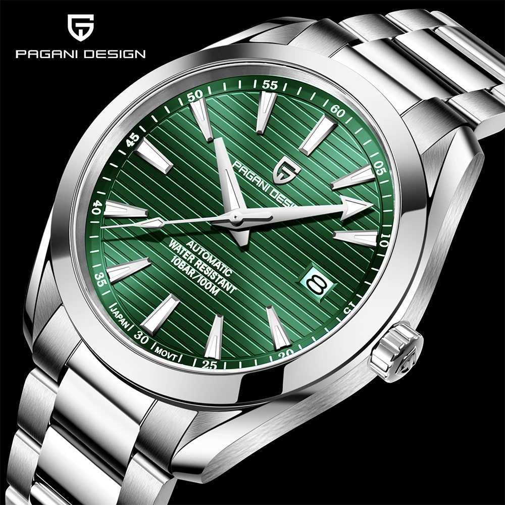 PAGANI DESIGN 40MM A150 Mens Watches Luxury Automatic Watch For Men Mechanical WristWatch Stainless Steel Sapphire Glass G251120