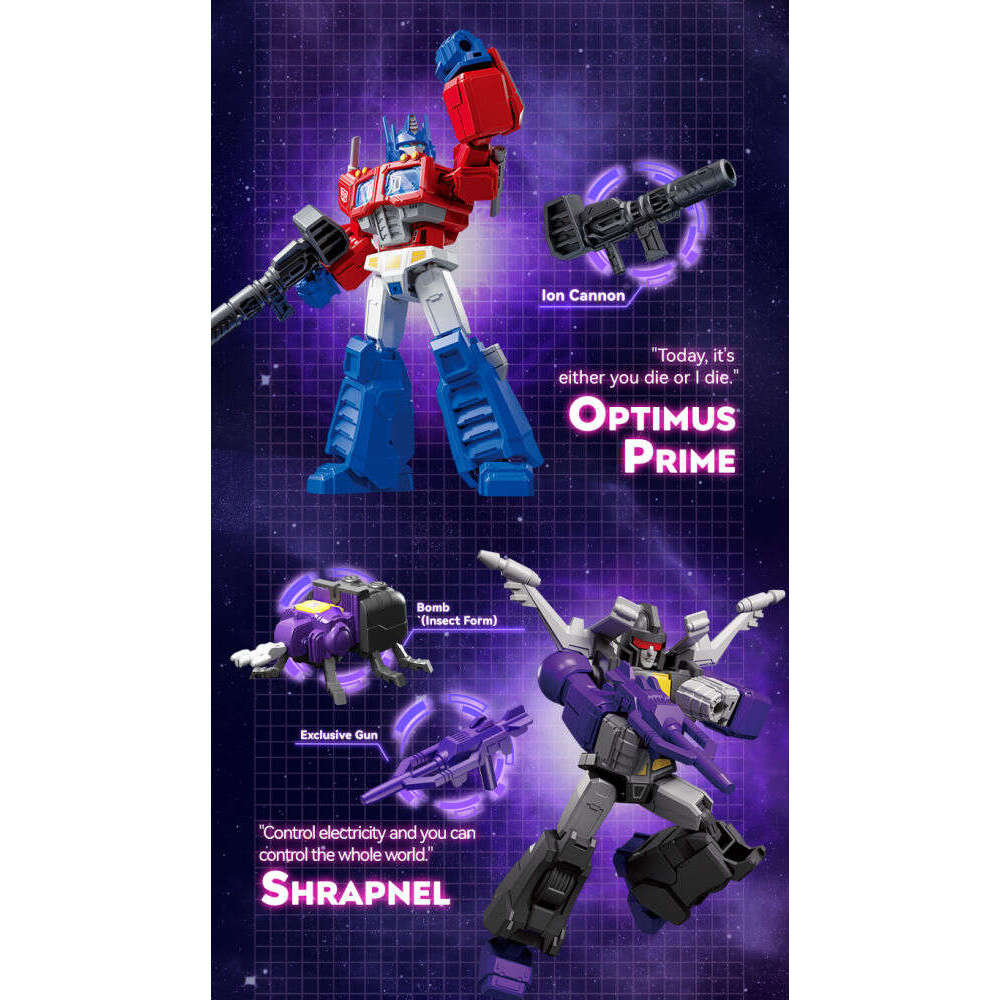 BLOKEES Figures Transformers Blind Box Galaxy Version Toys Mainan