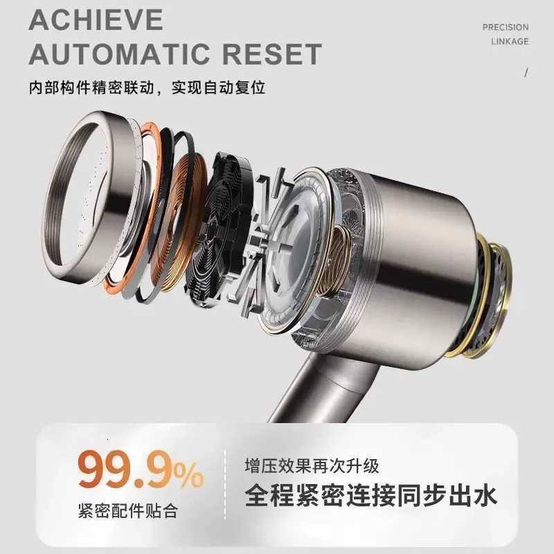 Stainless Steel Shower Head High Pressure Spray Nozzles 3 Modes Adjustable Handheld Shower Head Set Bathroom Accessories GadgetsM251120