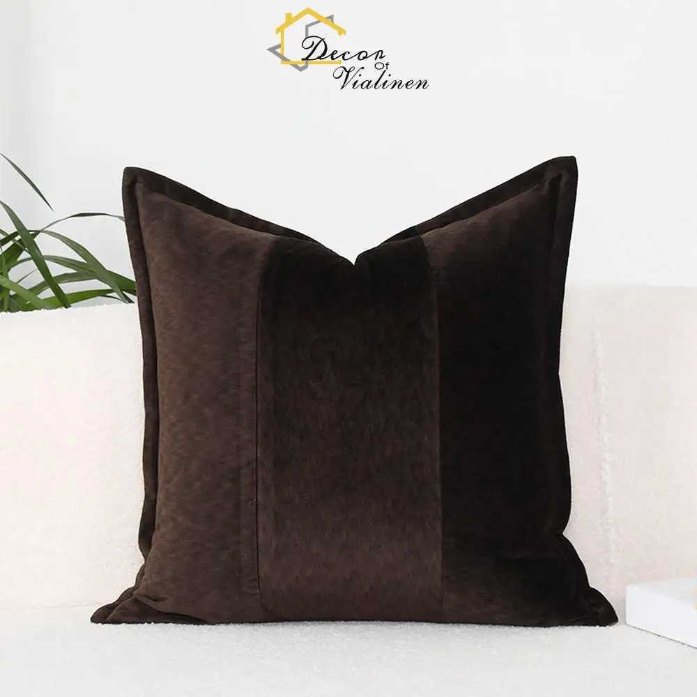 Pillow Case Luxury Chenille Cushion Cover Arabic Pattern Case for Sofa Home Decor Living Room Decor C251120