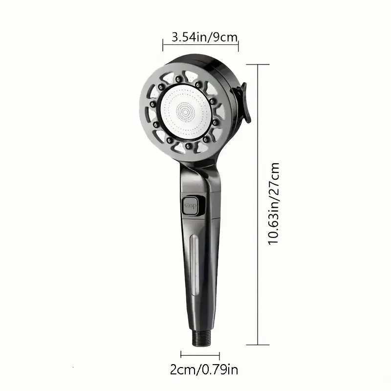 Upgraded 4-speed multi-function boost filter shower head bathroom accessories one-button switch showerM251120