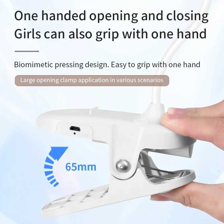 Led Table Lamp USB Rechargeable Portable Desk Reading Night Light Touch 3 Dimming Eye Protection For Bedroom Study Light M251120