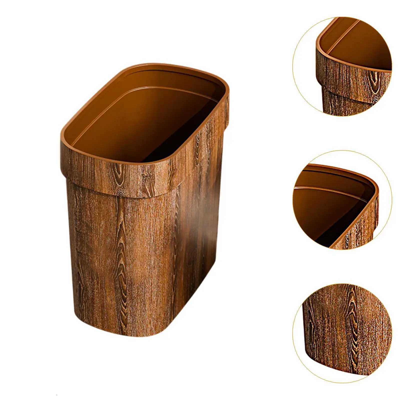 Slim Trash Can Rubbish Container Waste Basket Minimst Garbage Container Bin Trash Bin for Study Room Bedroom Bathroom Home C251120