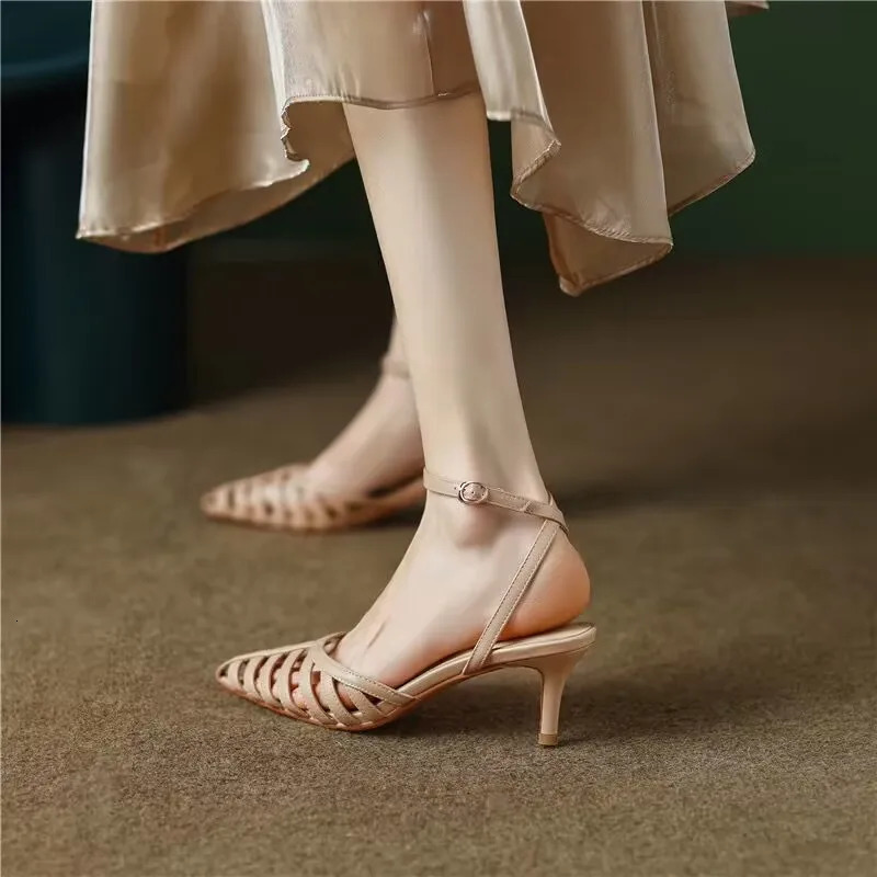 Pointed Toe Shoes Womens High Heels Fashion Summer Party Office Sandals 250420BJ - view 3