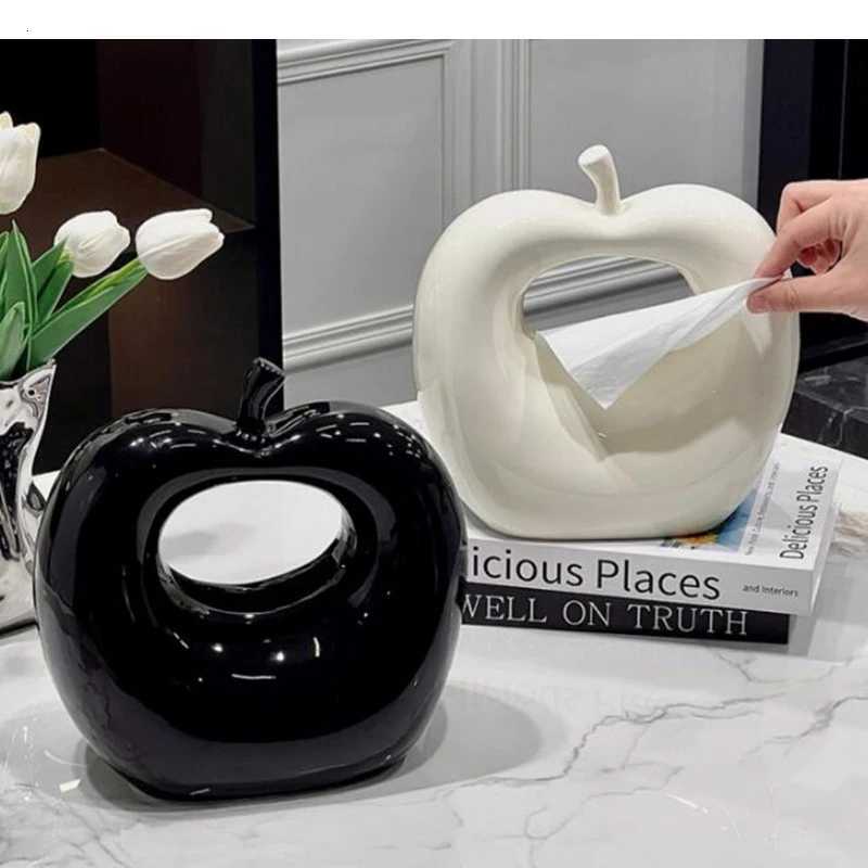 Light Luxury Tissue Box Ceramic Crafts Dining Table Wet Napkin Dispenser Home Storage Decoration C251120