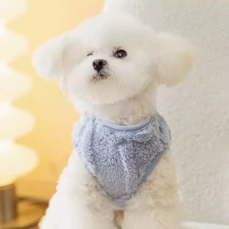 T0013 light luxury romantic atmosphere can be towed denim overalls skirt Maltese small and medium-sized dog clothes summer