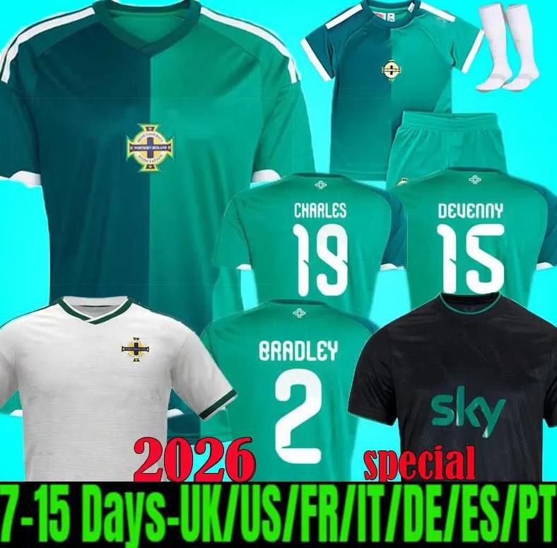 New 2026 2027 world cup Northern Ireland jersey 26 27 World Cup Mens Home Fans player soccer jerseys men kids football shirts green uniform