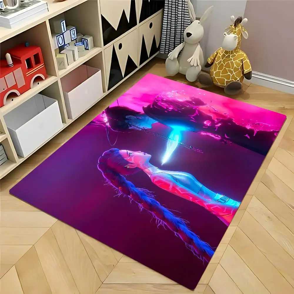 Kpop Demon Anmie H-Hunters Door Mat Washable Non-Slip luxury Living Room Sofa Chairs Area Mat Kitchen Doormat Area RugM251120