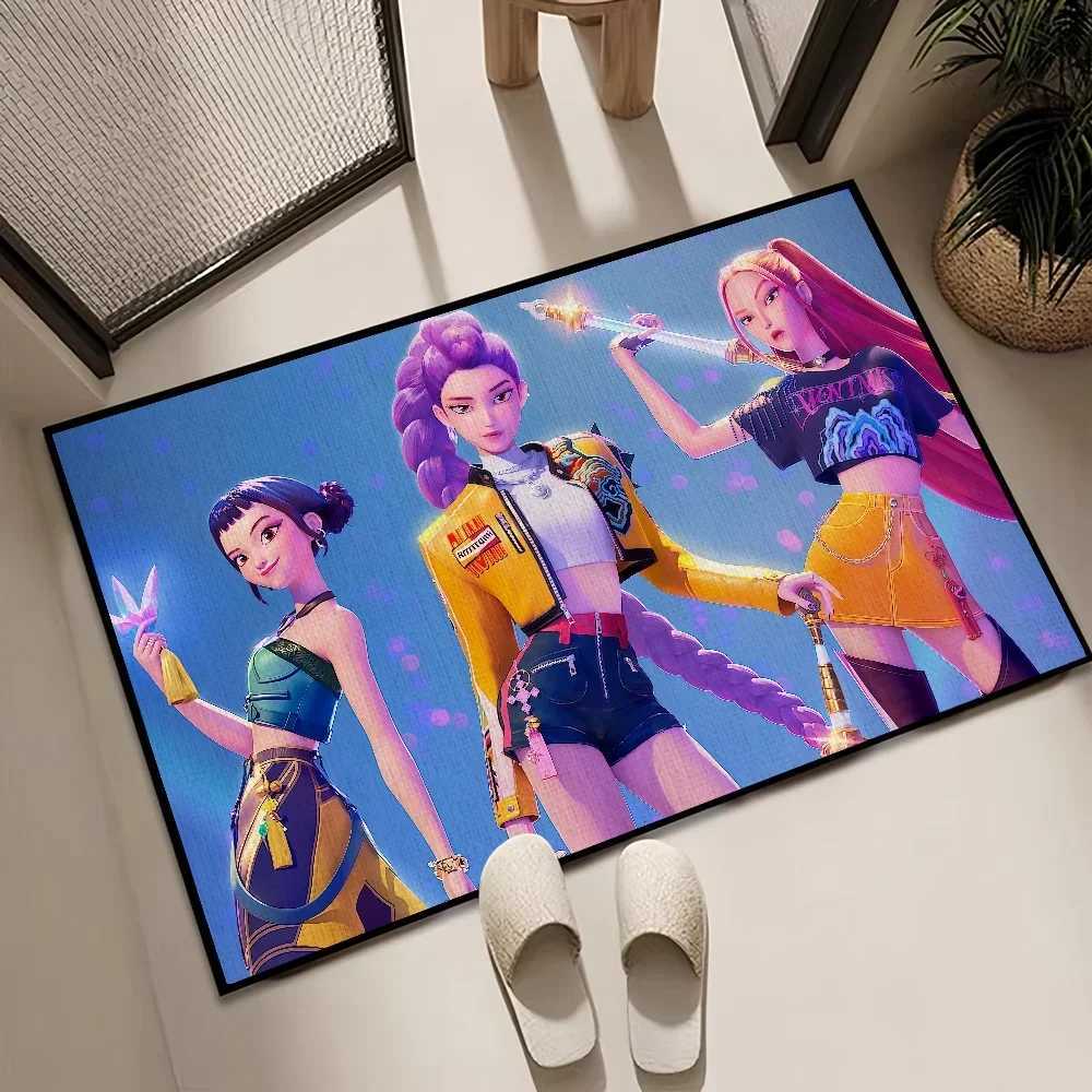 anime cool art k-kpopS d-demon h-hunters small Rug Carpet Home Decor luxury Bedroom Mat Hallway Balcony Entrance Doormat DecorationM251120