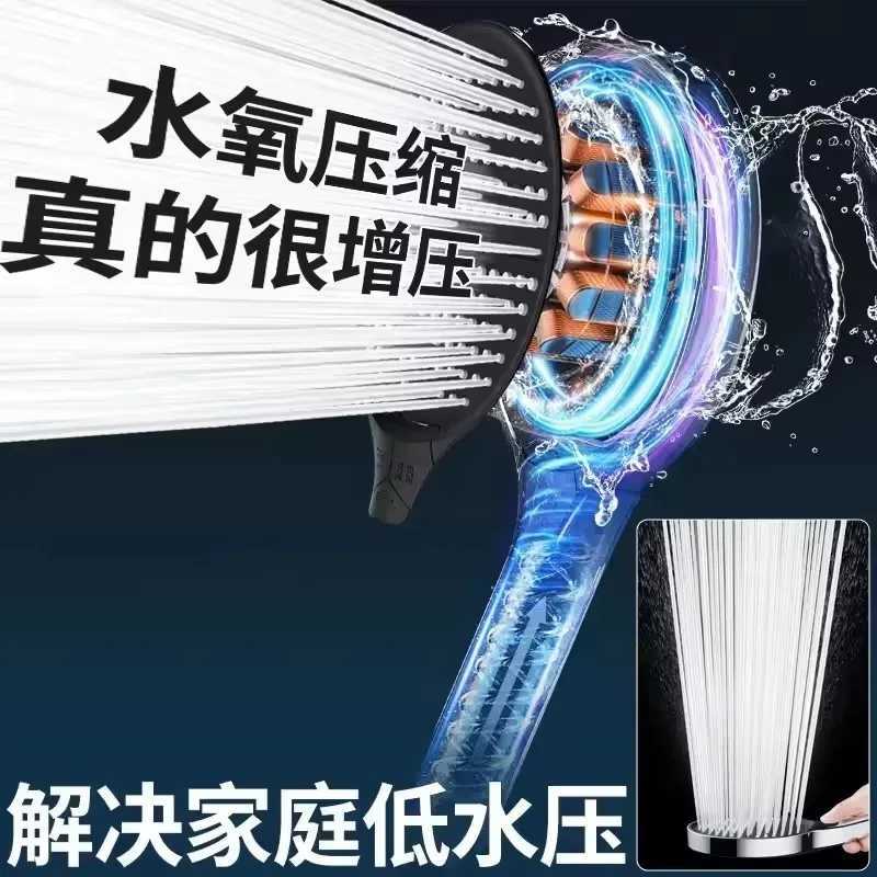 High Pressure Shower Head for Bathroom 15CM 3 Modes Adjustable Spa Spray Nozzles Rainfall Showerhead Faucet Mixer AccessoriesM251120