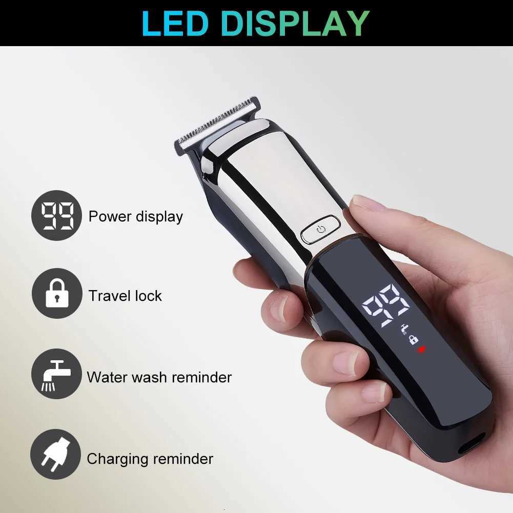 6-in-1 Hair Beard Trimmer Facial Body Groomer Hair Clipper Electric Shaver Nose Wet / Dry Trimmer Mustache for MenT251120