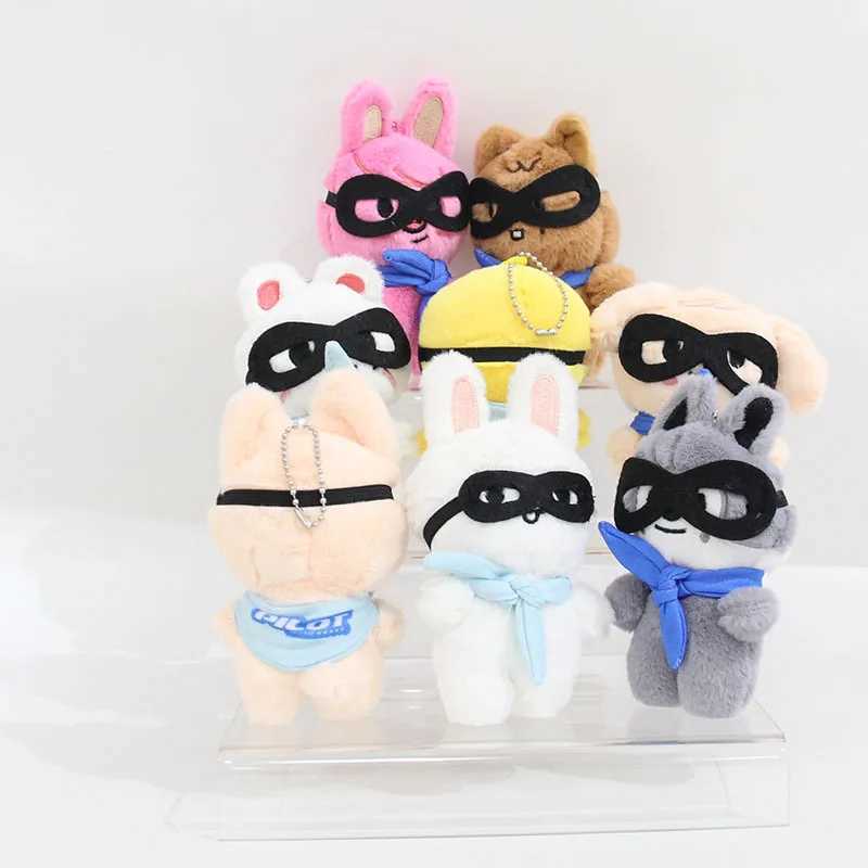 New Stray Children Anime Flash Same Doll Keychain Pendant Plush Toy SKZOO Han Zhicheng Li Long Pays Dwaekki Holiday Gift G251120