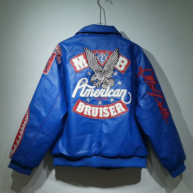 Authentic Mens Jackets High-quality PP Baseball Short Jacket Womens Leather Genuine Leather Embroidered Diamond Hall of Fame Hip-Hop