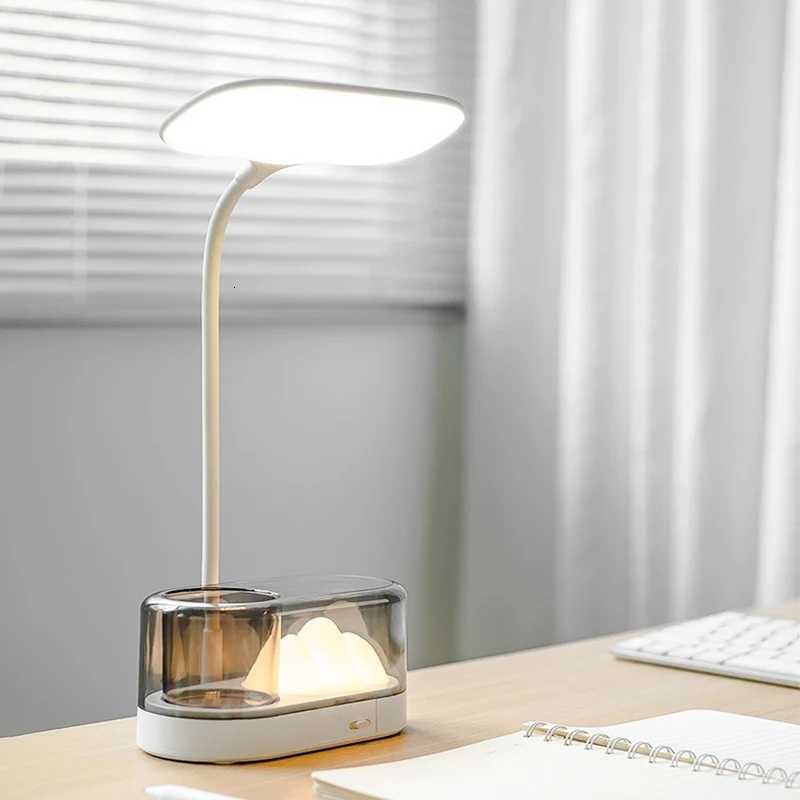 USB Learning Dormitory Bedroom Bedside Reading Night Light LED Desk Lamp Eye Protection Desk College Student Nightlights M251120