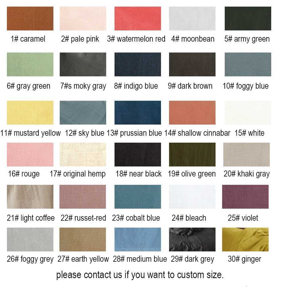 Pillow Case Solid Color Pure Linen Throw Case Euro Sham for BedCustom Size Bowknot Cushion Cover Decoration caseDark Blue C251120