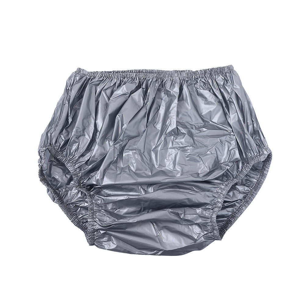 Adult Diaper Cover for Incontinence Noiseless Leak-Protection Underwear Plastic Pants Over Diapers Waterproof Rubber Pants 250220