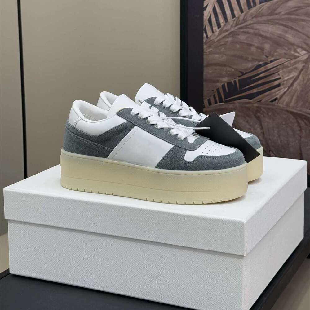 Women Size35-41 Natural Cow Suede Sneakers Flat Platform Sports Leisure Flats Round Toe Designer Shoes atillas De Mujer