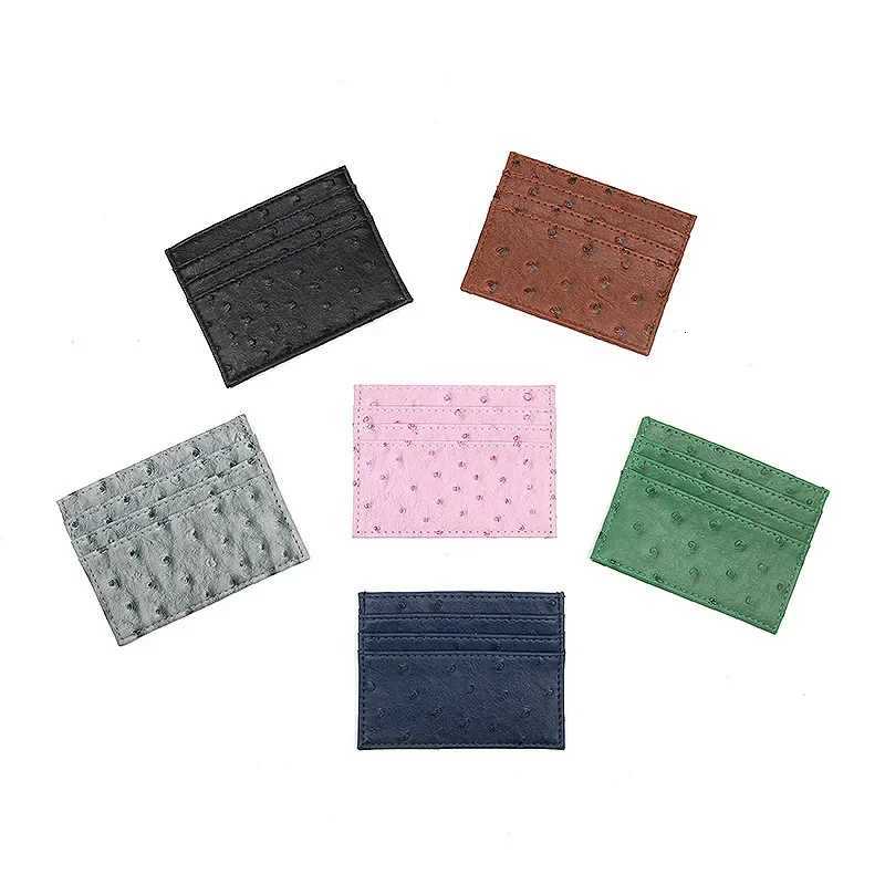 Original PU Leather Bank Card Holder Multi-Slot Storage Wallet Fashionable Solid Color Womens Card Case Storage SolutionW251120