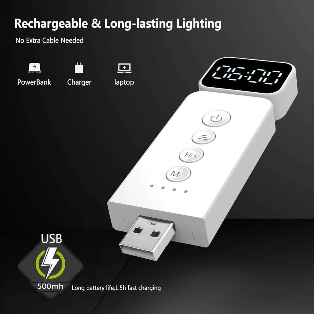 Portable Book Light LED Time 3-Color Lighting Mode Rechargeable Reading Lights Book Lamp Bedroom Night Light Reading Read Lamp M251120