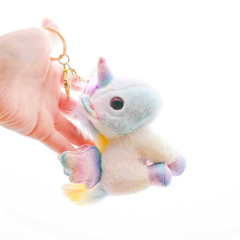 Mini Plush Unicorn Stuffed Animals Unicorn Party Favors Bulk Toys DIY Plush Keychain Stuffed Animal for Kids Party Favor G251120
