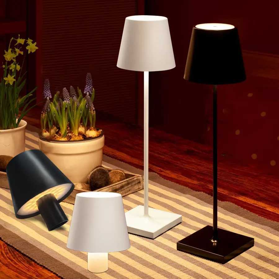 Desk Lamps 3-Color LED Table Lamp Night Light Touch Dimming Eye Protection USB Plug in Lamps For Study Table Lamp Bed Side Light M251120