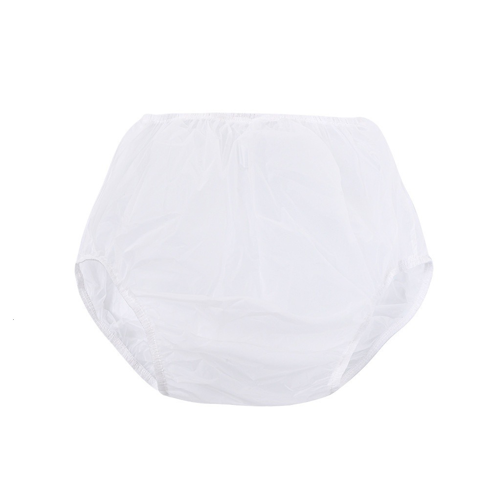 Adult Diaper Cover for Incontinence Noiseless Leak-Protection Underwear Plastic Pants Over Diapers Waterproof Rubber Pants 250220