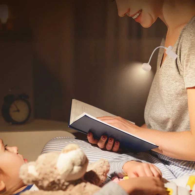 Portable LED Book Lamp Reading Small Table Lamps Eye Protection 3 Colors for Bedroom Study Bedside Student Book clip Night Light M251120