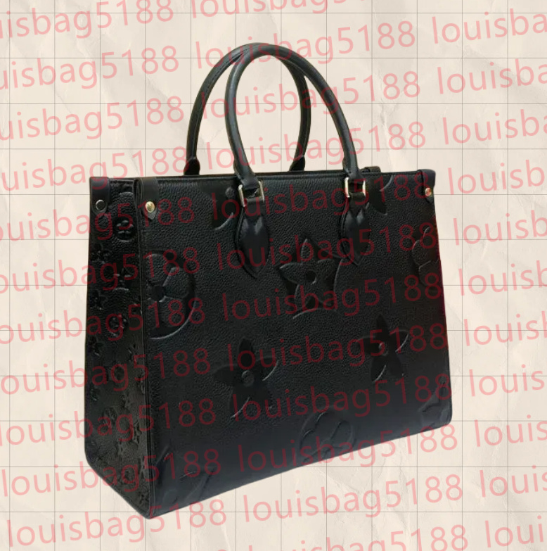 Luxury totes designer bag womens handbags Onthego tote bag Hot Crossbody flower ladies Casual PVC Genuine Leather purse shoulder bags female Large handbag