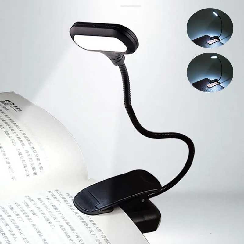 Mini LED Book Lamp Adjustable Clip-On Table Lamp Battery Powered Eye Protection Learning Lamp Portable Study Reading Night Light M251120