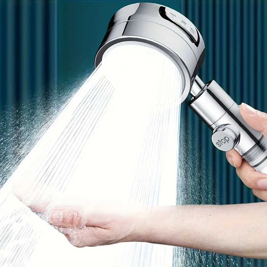 1PC 3-level Adjustable Shower Head With Filter Wall-mounted Painted Surface Rain Shower Settings Halloween Christmas DecoraM251120