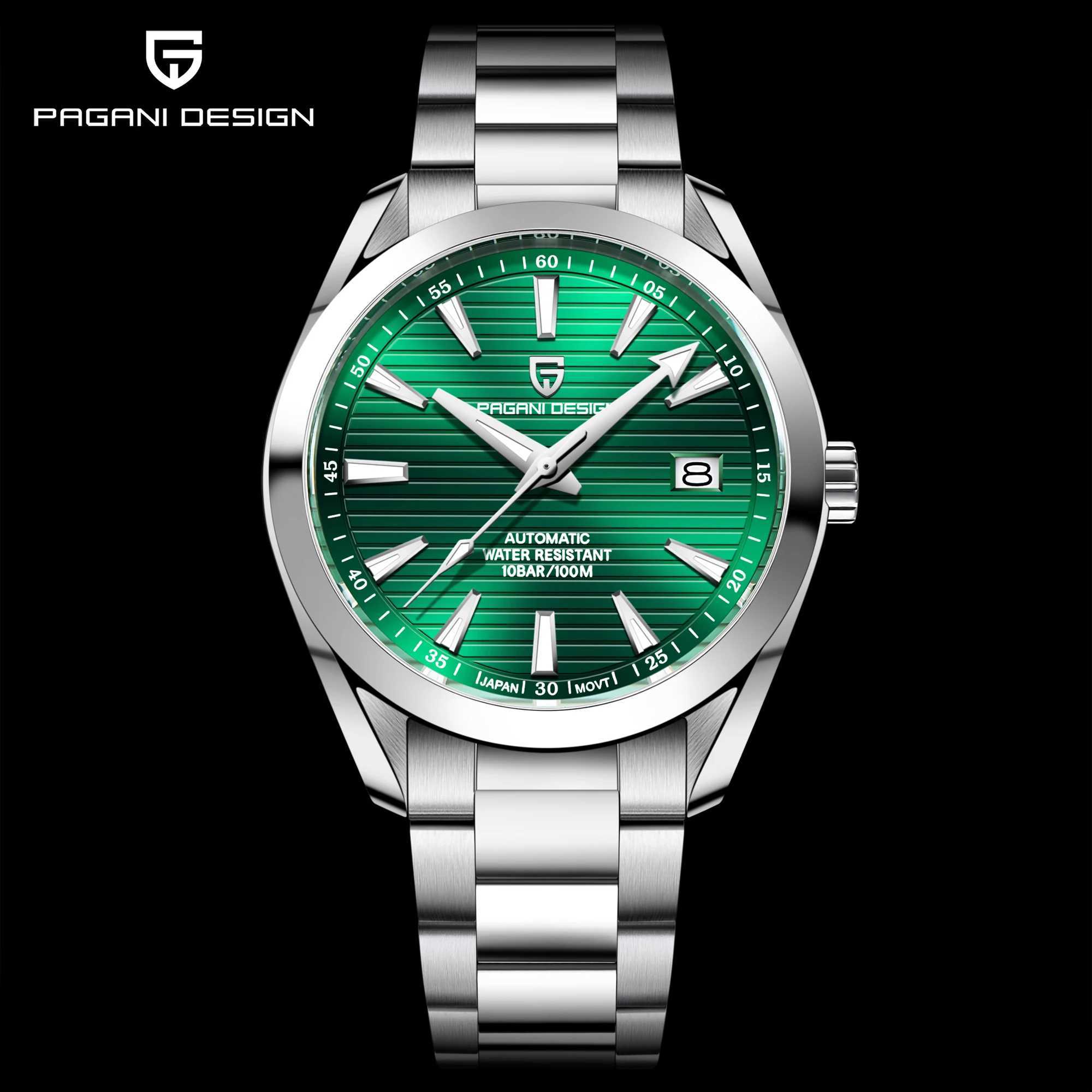 PAGANI DESIGN 40MM A150 Mens Watches Luxury Automatic Watch For Men Mechanical WristWatch Stainless Steel Sapphire Glass G251120