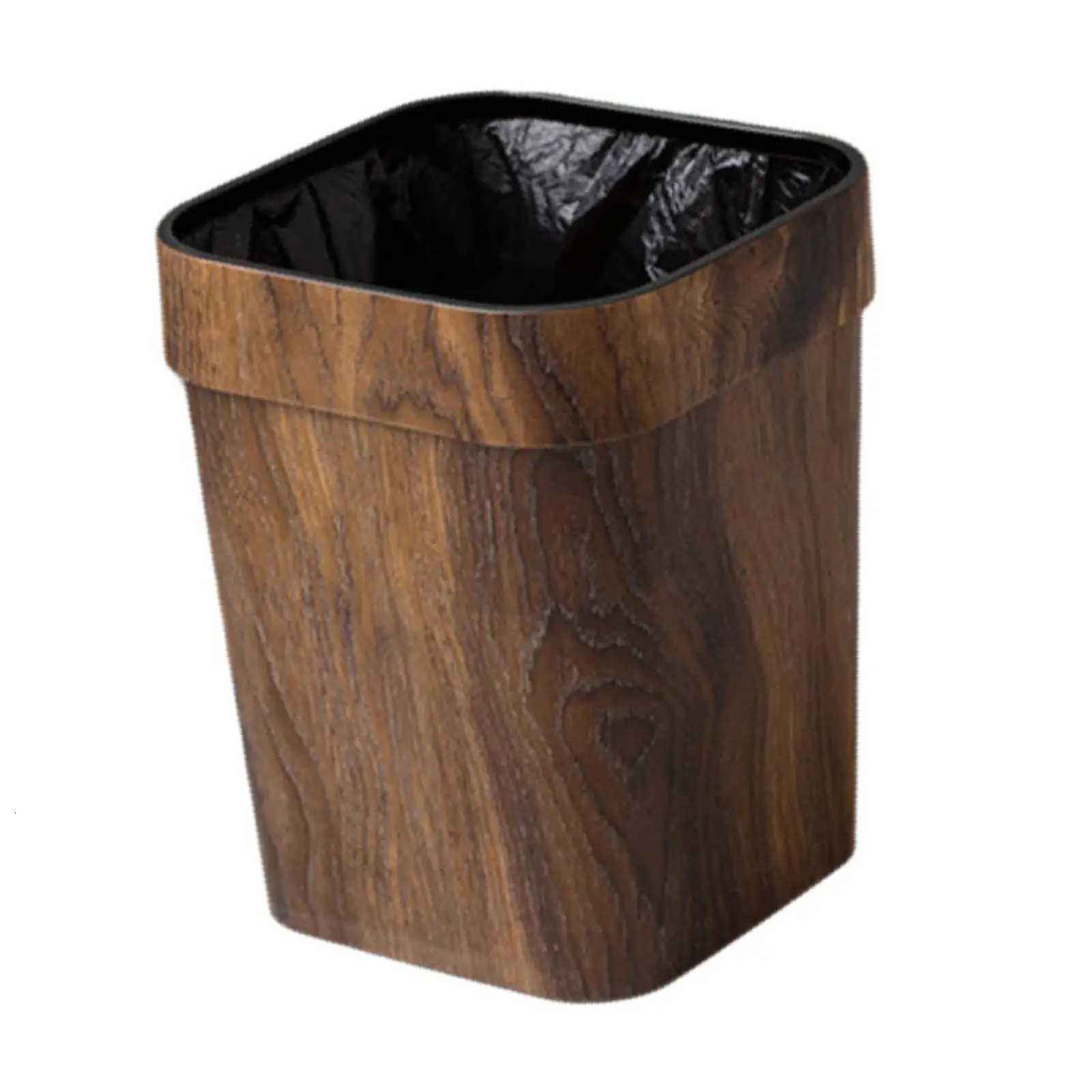 Trash Bin Farmhouse Small Narrow Garbage Can for Dorm Room Office Kitchen C251120