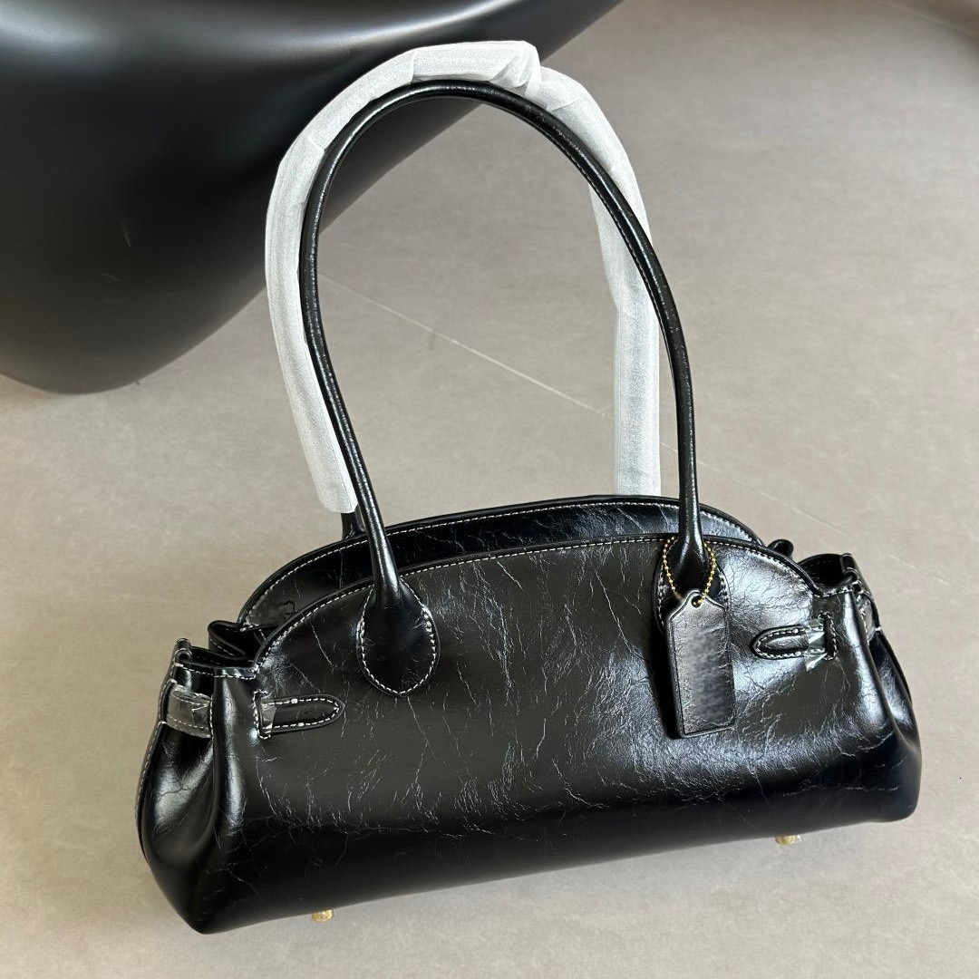 Handbag Fashion Designer Bag Daily Versatile Christmas Gift Commuter Shoulder Fashion Retro Bowling Women's Bag