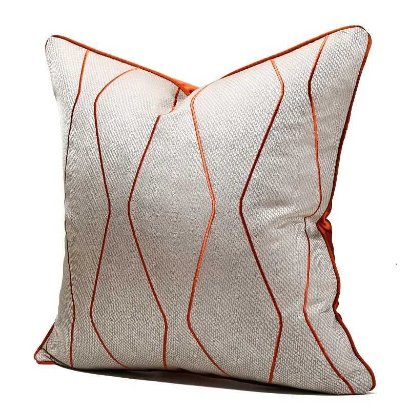 Pillow Case Luxury Jacquard Covers Geometric Decorative Throw Cases for Sofa Living Room Couch Bedroom Accent s Cover C251120
