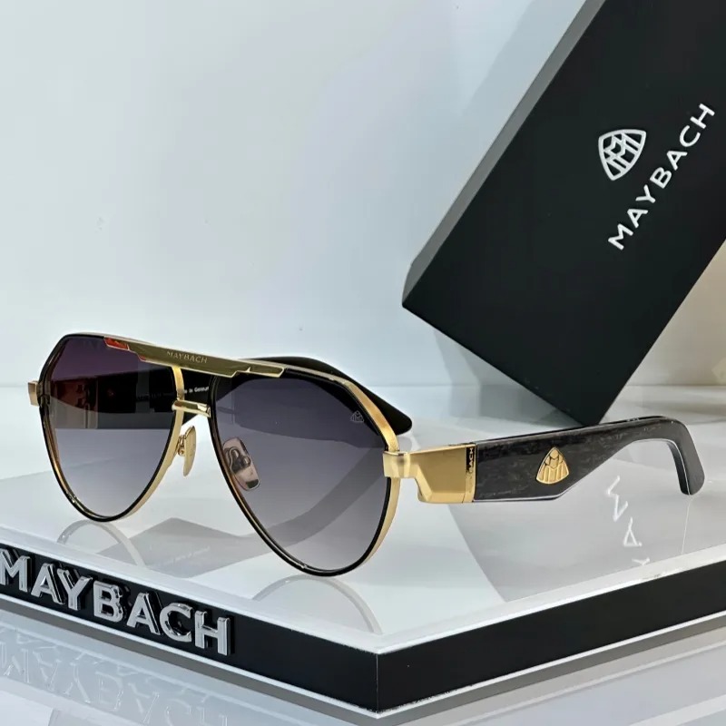 New MAYBACH THE KING III Sunglasses TOP Quality Designer Sunglasses Fashion New Diamond Metal Frame UV400 Classic Sunglassss With Original Box and Case Size 62-14 145
