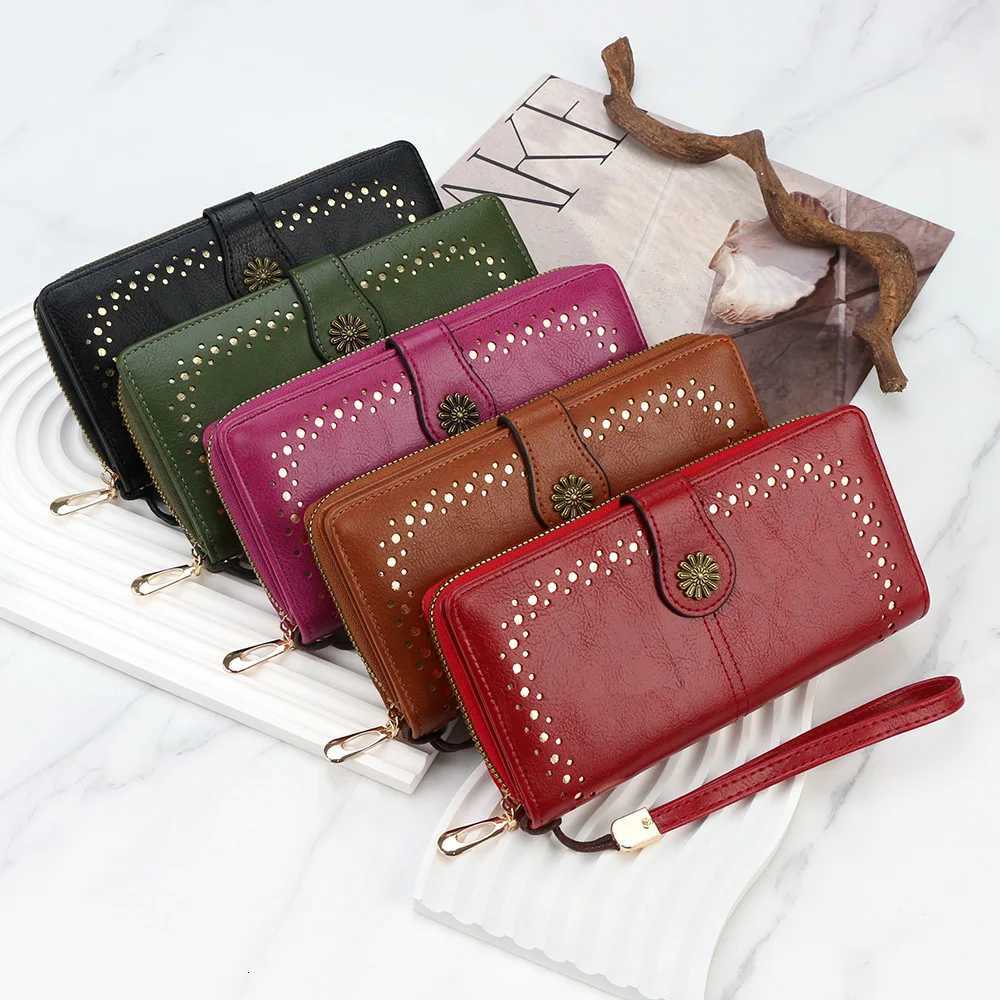 New Women Long Wallets Handbags Big Capacity Phone Pocket Card Bag Female Purse Zipper Coin Pocket Photo Holder Women Money ClipW251120