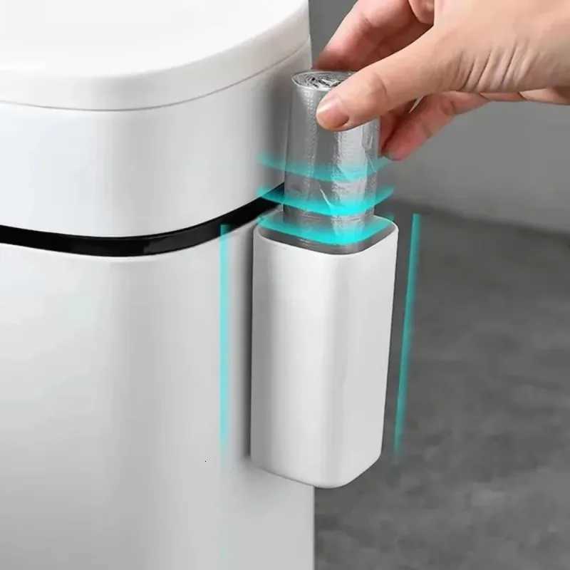 Wastebasket for Kitchen Bathroom Waste Bin Home Press-type Large Capacity Trash Can with Storage Box Waterproof Narrow Trash Can C251120