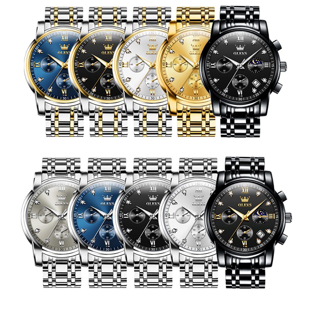 OLEVS Designer Women's Multi-functional Quartz Watches Business Waterproof Women's Watches Luxury Watches Free Delivery And Wholesale