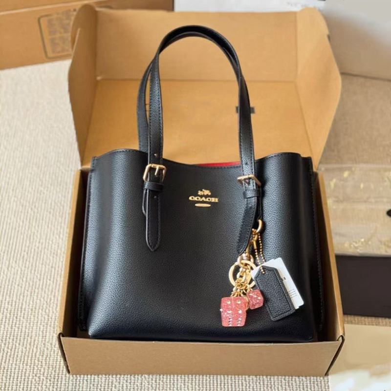 Tote bag designer bag handbag high-quality genuine leather small bucket design handbag fashionable high-quality printing design 12A