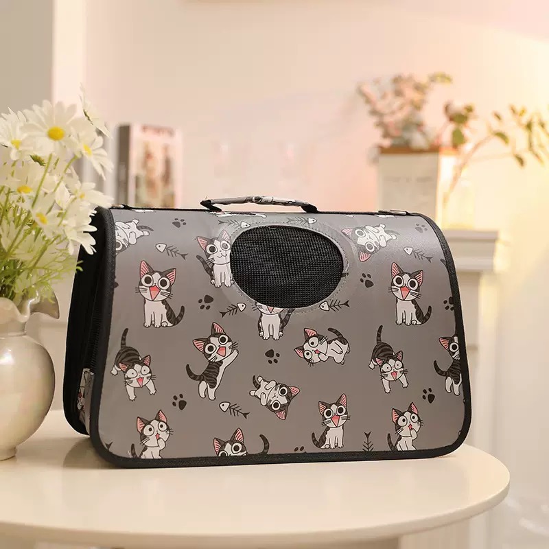 Animal Backpack: Portable Space Capsule Pet Carrier, Foldable Oxford Cloth Breathable Crossbody Cat and Dog Bag Free shipping