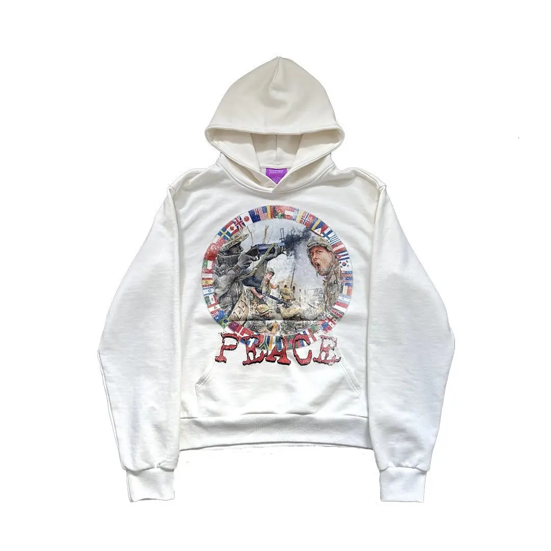 Harajuku Soldier Pattern Hoodie Oversized Goth Y2k Clothes Sweatshirt Grunge n Korean Hoodies Women 250420