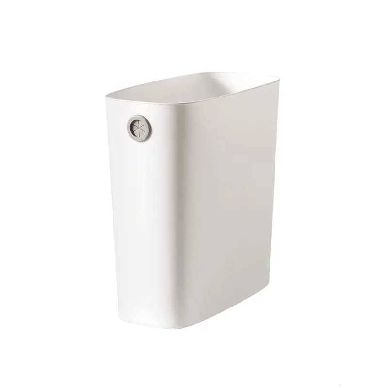 Pressure-Free Trash Can for Home Use in Living Room Bathroom Kitchen Lidless Toilet Special Gap Trash Can C251120