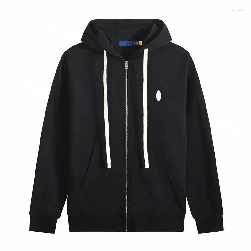 Men's Hoodies Small Horse Zip Up Designer Polo Jackets Womens Cotton Causal O-Neck Jacket Autumn Winter Sweatshirt